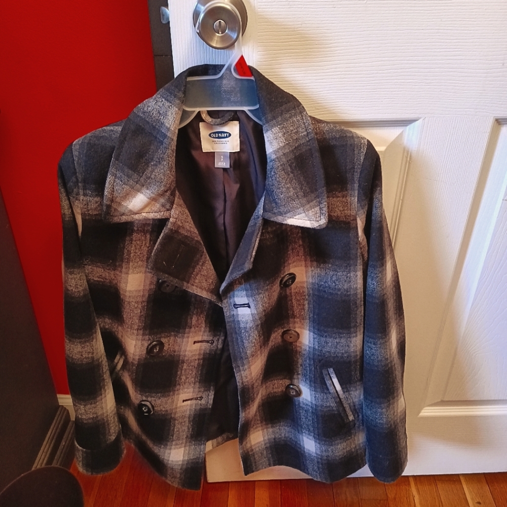 Warm wool pea coat